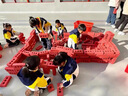 天智星大塊積木拼房子幼兒園建構區拼插游樂(lè )場(chǎng)戶(hù)外兒童搭建房屋積木磚 初級建筑師套裝(620件EVA) 曬單實(shí)拍圖