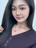 timebetter天然石榴石銀項鏈女簡(jiǎn)約六爪小眾鎖骨鏈吊墜送證書(shū)生日禮物 天然石榴石銀項鏈 默認1 曬單實(shí)拍圖