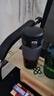 cica 玻璃水杯男女茶水分離泡茶杯高顏值耐高溫家用辦公室牛奶水杯子 (高硼硅玻璃)黑色 460ml 曬單實(shí)拍圖
