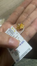周六福黃金耳釘女足金999花卉耳飾耳針節日禮物 計價(jià) 2.23g 曬單實(shí)拍圖