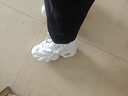 OLJ品牌新款男士潮鞋百搭時(shí)尚老爹鞋厚底氣墊運動(dòng)休閑鞋 白 42 曬單實(shí)拍圖