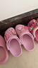 卡駱馳（CROCS）貝雅卡駱班兒童洞洞鞋沙灘鞋男女童包頭拖鞋/207018/207019 芭蕾粉/糖果粉-6TG 28 (165mm) 曬單實(shí)拍圖