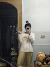 都市麗人女士睡衣女100%純棉長(cháng)袖長(cháng)褲秋季安心全棉家居服可外穿淺杏L 曬單實(shí)拍圖