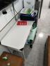 全品屋電腦桌長條桌簡易書桌臥室學(xué)習(xí)桌寫字桌窄桌辦公工作臺床邊小桌子 【長條桌】雙層長140*寬40cm 升級加厚 曬單實拍圖