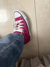 匡威（Converse）官方 All Star男女高幫休閑板鞋粉色A13842C A13842C 37.5 曬單實(shí)拍圖