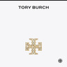 Tory Burch 湯麗柏琦 KIRA 雙T LOGO胸針TB 146131 軋制黃銅/水晶 960 曬單實(shí)拍圖