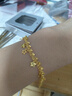 周大福捕夢星爆閃蕾絲星星足金黃金手鏈(工費780)15cm 約7.35g EOF1890 曬單實拍圖