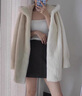 雅格羅伊貂絨外套女 真貂2024新款貂皮大衣女裝整貂冬季中長(cháng)款派克服皮毛 白色 珍珠本色 M 曬單實(shí)拍圖