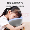 9i9小學(xué)生午睡枕辦公室午休睡覺(jué)神器趴在桌上兒童趴睡枕頭抱枕通用藍 曬單實(shí)拍圖
