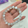 奧洛黛婭天然斯里蘭卡白月光石手串女貓眼白色水晶手鏈送老婆送女朋友禮物 【珠寶級】天然白月光10mm 曬單實(shí)拍圖