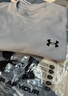 安德瑪（UNDERARMOUR）春秋DFO男子圓領(lǐng)運動(dòng)休閑長(cháng)袖T恤1302355 灰色011 M 曬單實(shí)拍圖