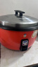 半球商用電飯鍋老式食堂酒店飯店商業(yè)大容量10人以上不粘鍋工地大排檔大型加厚電飯煲 橙色28升加厚不粘膽35-45人（無(wú)蒸籠） 曬單實(shí)拍圖