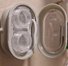 LESCA LUNETIER隱形眼鏡清洗器美瞳盒子全自動(dòng)清潔超聲波電動(dòng)儀器便攜 可愛(ài)粉 曬單實(shí)拍圖