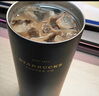 星巴克（Starbucks）杯子 咖啡寶藏系列 高顏值黑色不銹鋼保溫杯 咖啡杯七夕教師送禮 流金款雙飲口不銹鋼杯365ml 曬單實(shí)拍圖