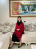 恒源祥披肩女外搭氣質(zhì)2025年新款外搭帶袖披風(fēng)婚禮胖媽媽喜婆婆斗篷外套 酒紅色純色偏厚春秋冬款 曬單實(shí)拍圖