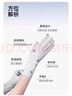 目丸冰絲防曬手套女防紫外線(xiàn)開(kāi)車(chē)電瓶車(chē)電動(dòng)車(chē)騎車(chē)夏季女士騎行夏天 淺灰色-兩指可翻 曬單實(shí)拍圖