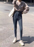 憶思減緊身牛仔小腳褲女高腰2025年春秋季彈力顯瘦九分百搭修身鉛筆褲子 復(fù)古藍(lán) 1003 28 建議100-110斤 曬單實(shí)拍圖