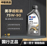 美孚GL-5/GL-4手動(dòng)擋變速箱油75W90全合成齒輪油限滑器波箱油 美孚變速箱油75W-90 GL-5級 1升 曬單實(shí)拍圖
