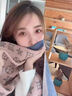 GIAVENTOLA圍巾女秋冬季2025新款圍脖女披肩加厚保暖輕奢生日禮物送女友老婆 粉色【精致禮盒裝】 曬單實(shí)拍圖