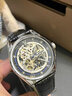 花花公子（PLAYBOY）手表男全自動(dòng)機械表男士手表鏤空潮流國表夜光防水送男生生日禮物 曬單實(shí)拍圖
