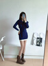 卓詩(shī)尼厚底短靴女2025新款秋季復(fù)古美拉德馬丁靴褶皺褲管靴子西部牛仔靴 黃棕色-單里 37 曬單實(shí)拍圖