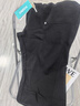 頭號青年休閑褲男春秋重磅針織棉衛褲寬松闊腿加肥大碼直筒褲子男 黑 5XL 曬單實(shí)拍圖
