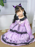 奧特曼女童連衣裙秋裝庫洛米洛麗塔公主裙春秋生日兒童禮服女孩lolita裙 熱售紫色裙子 120 身高110-120cm年齡6-7歲 曬單實(shí)拍圖