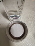 富光雙層玻璃杯商務(wù)泡茶杯子大容量耐熱辦公水杯過(guò)濾帶把銀色320ml 曬單實(shí)拍圖