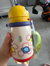 babycare兒童保溫杯大寶寶學(xué)飲吸管水杯水壺霸王龍不銹鋼保溫杯上學(xué) 恐龍把手款+吸嘴-引力洋紅 300ml 曬單實(shí)拍圖