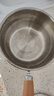 雙槍（Suncha）316L不銹鋼小奶鍋輔食鍋湯鍋泡面蒸鍋燃?xì)怆姶艩t18cm帶蓋 曬單實(shí)拍圖
