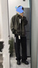 優(yōu)衣庫男女同款寬松廓形牛仔褲/彎刀鐮刀褲子加長(cháng)款25秋冬480739 08 深灰色 30 /165/76A 曬單實(shí)拍圖