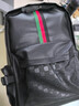 Walker Shop輕奢雙肩包時(shí)尚牛皮防潑水休閑背包出差旅行包 黑色15.6寸  (32*15*44CM) 曬單實(shí)拍圖