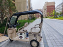 UKLDWIN電動(dòng)三輪車(chē)雙排家用代步車(chē)接送孩子新款一體雨棚老年人三輪電瓶車(chē) 1000W72V24A超威黑金+續航130里 曬單實(shí)拍圖