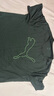 彪馬（PUMA）吸濕速干訓(xùn)練休閑短袖T恤男子夏季健身運(yùn)動(dòng)上衣520315 黑色-熒光綠-51 L (180/100A) 曬單實(shí)拍圖