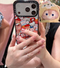 CASETIFY Hello Kitty x CASETiFY 三麗鷗聯(lián)名 貼紙 適用于iPhone17/16/15 Air/Pro/Max手機殼 透明黑框Magsafe iPhone 17 Pro 曬單實(shí)拍圖