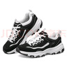 斯凱奇（Skechers）奧利奧熊貓鞋丨老爹鞋女經(jīng)典黑白復古春夏輕便潮流增高運動(dòng)休閑鞋 【女款】黑色/白-BKW 37 曬單實(shí)拍圖