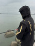 風(fēng)獵者釣魚(yú)沖鋒衣硬殼3L壓膠防水防風(fēng)透氣三合一海釣磯釣套裝男款 黑色海磯悍甲沖鋒衣褲套裝（不含內膽） M 曬單實(shí)拍圖