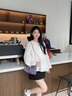 森馬（Semir）長袖襯衫女流蘇刺繡波西米亞風(fēng)2025秋新款白色寬松燈籠袖襯衣 白色調(diào)00311 S 曬單實(shí)拍圖