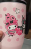 膳魔師（THERMOS）檀健次同款保溫杯三麗鷗聯(lián)名大容量高顏值便攜水杯庫洛米美樂(lè )蒂 保溫杯 500ml 附杯包 曬單實(shí)拍圖