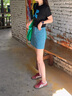 Onitsuka Tiger鬼塚虎新款德訓(xùn)鞋男女鞋 復(fù)古酒紅色休閑板鞋TOKUTEN 1183B938 酒紅色 36 曬單實(shí)拍圖