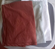 無印良品（MUJI）女式 雙股天竺編織法國袖T恤上衣打底衫內(nèi)搭女裝25年夏季BB2RPA5S 磚紅色 M (160/84A) 曬單實拍圖