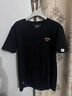 GXG男裝【安心品質(zhì)】310g小香風(fēng)肌理面料圓領(lǐng)短袖T恤24年夏黑色170/M 曬單實(shí)拍圖