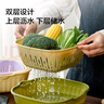惠尋 洗菜盆 瀝水籃子水果盆漏盆廚房食品接觸級過(guò)濾 大中小號6件套 曬單實(shí)拍圖