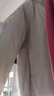 優(yōu)衣庫合作款/女裝男裝PUFFTECH空氣棉服連帽外套/秋冬新款480064 02 淺灰色 M 曬單實(shí)拍圖