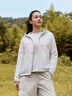 森馬（Semir）棉服女三防戶外插肩袖修身連帽2025冬季發(fā)熱抑菌輕薄109725112002 曬單實(shí)拍圖