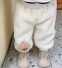 巴拉巴拉童裝嬰兒褲子寶寶長(cháng)褲兒童秋冬珊瑚絨加絨加厚萌男童女童 奶白10504 73 cm 曬單實(shí)拍圖