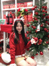 班尼路（Baleno）荷葉邊撞色針織開(kāi)衫外套女2025秋冬季新款小眾設計感保暖舒適毛衣 曬單實(shí)拍圖