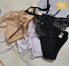 FitonTon3條裝內(nèi)褲女性感丁字褲純欲蕾絲女士內(nèi)褲低腰系帶T褲 曬單實拍圖