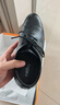卡帝樂(lè )鱷魚(yú)（CARTELO）男士皮鞋商務(wù)正裝鞋男軟皮耐磨透氣皮鞋男9611 黑色增高款 41 曬單實(shí)拍圖