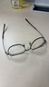 依視路（ESSILOR） 鉆晶系列高清耐磨防藍光近視超薄鏡片專(zhuān)業(yè)配度數眼鏡架男女鏡框 鈦+金屬-全框-4023BK-黑色 鏡框+依視路膜御防藍光1.60現片 曬單實(shí)拍圖